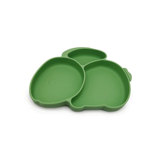 Plato de Silicon en Forma de Conejo | Green